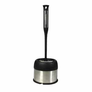 Set WC caoutchouc socle aluminium STEEL