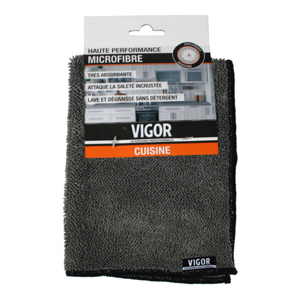 Lavette microfibre Haute performance 30 x 35 cm - tissage chenille – Image 2