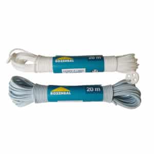 Corde à linge acier plastifiée 20 m avec tendeur