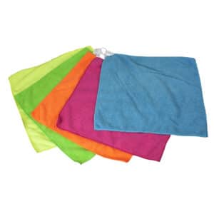 5 lavettes microfibres