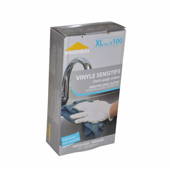 Gants vinyle sensitifs Rozenbal