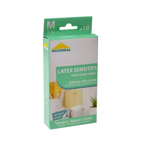 Gants Latex Sensitif x10 Rozenbal