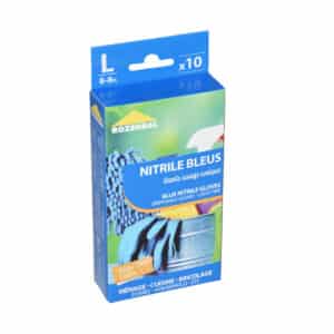 Gants Nitrile Bleus x10 Rozenbal